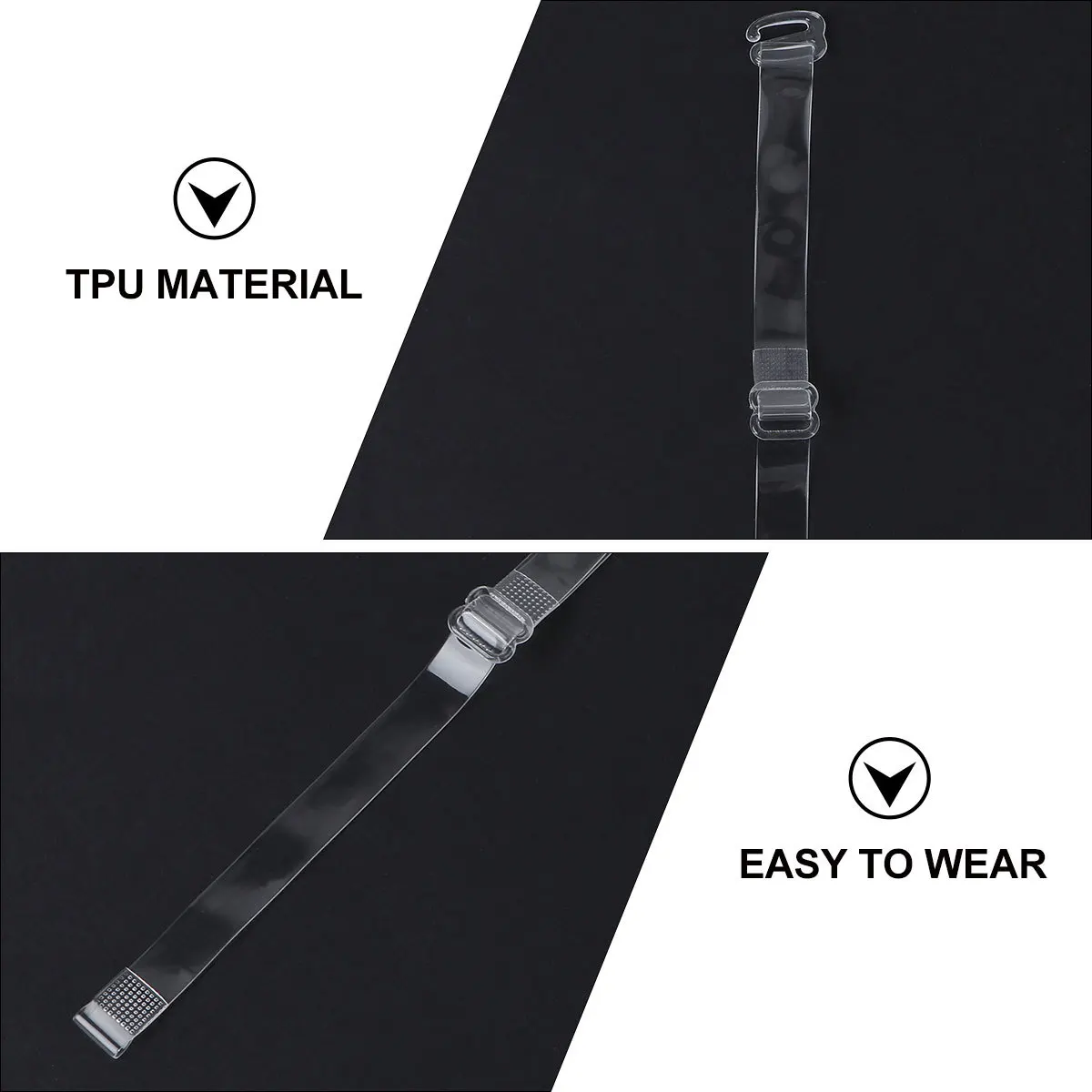 

1Pair Transparent Tpu High-Heels Shoelaces Elastic Anti- Easy Wear Glamorous Shoe Decorations Shoelace for High Heel
