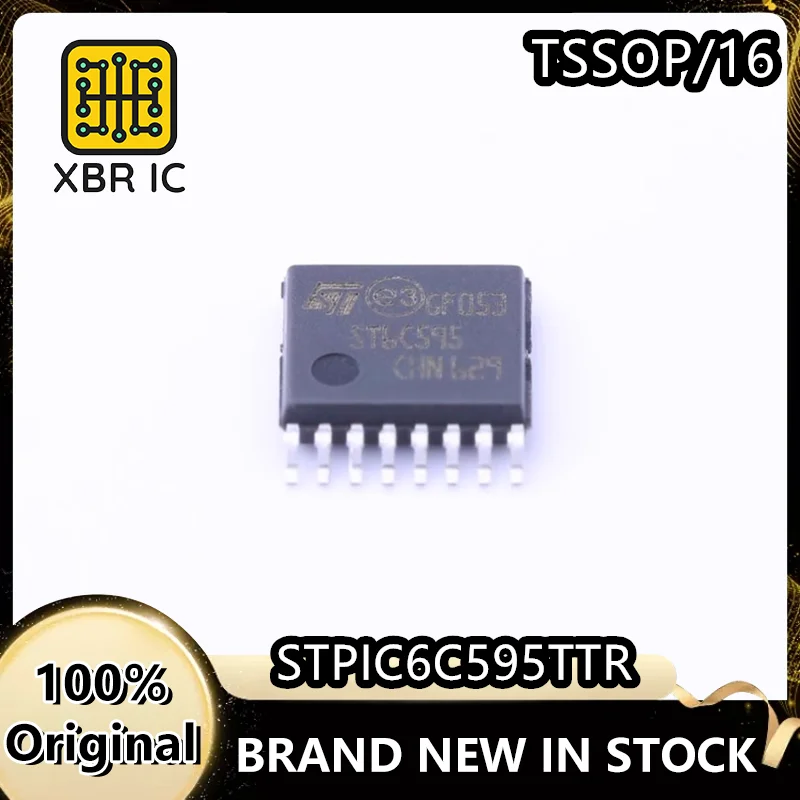 (10/30 pieces) STPIC6C595TTR STPIC6C595 ST6C595 TSSOP-16 microcontroller chip IC brand new original authentic spot fast delivery