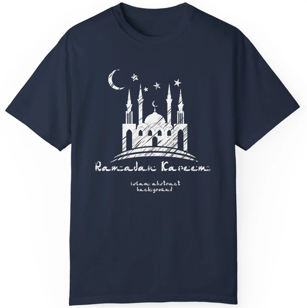 T-shirt Unisex regalo speciale Muharram con citazione Ramadan nera S-5XL