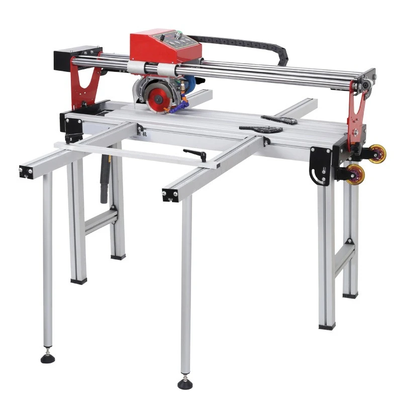 New automatic tile cutting machine, intelligent remote control marble 45 degree chamfering bevel cutting machine, stone