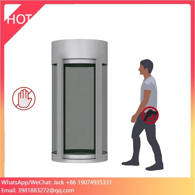 Access Control Security Interlocking Door With Metal Detection