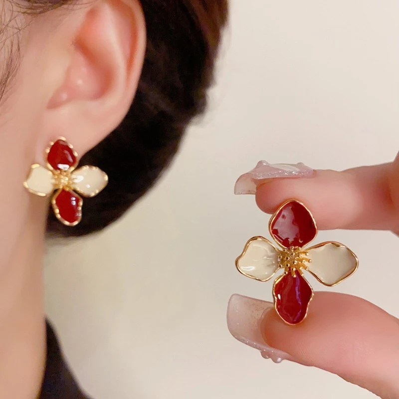3d-серьги-с-гибискусом-гипоаллергенные-свадебные-серьги-гвоздики-минималистичный-элегантный-ювелирный-подарок-для-невесты-повседневная-одежда