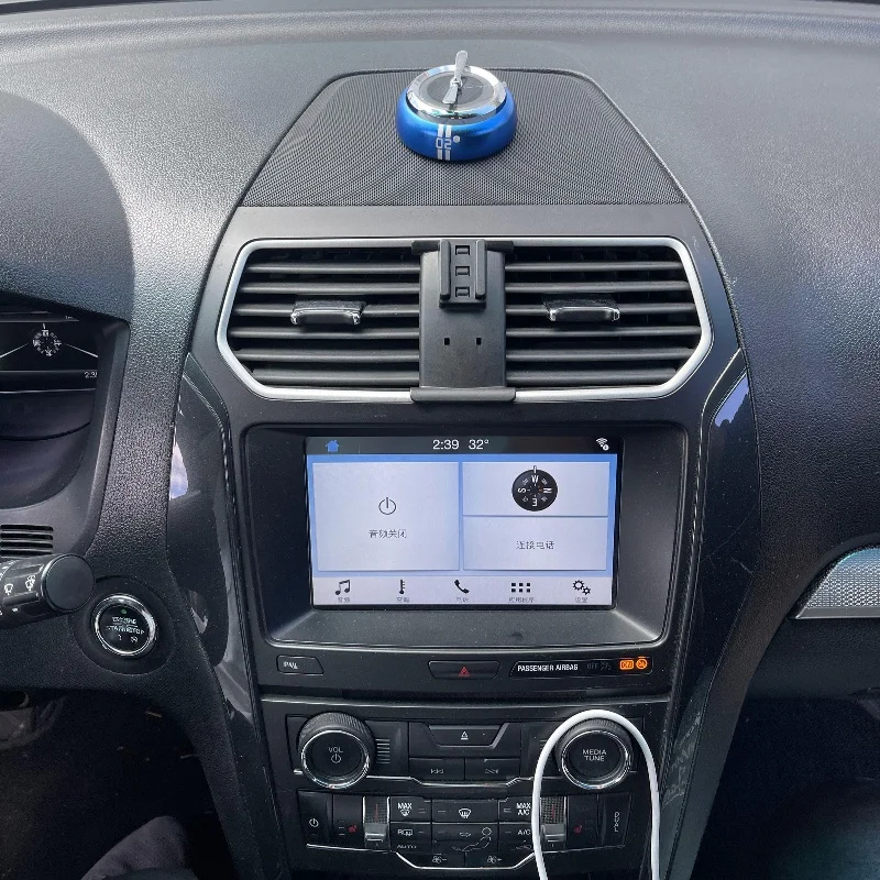 Car Phone Holder For Ford Explorer 2011 2012 2013 2014 2015-2018 Special Fixed Base Wireless Charging Stand Mobile Phone Mounts