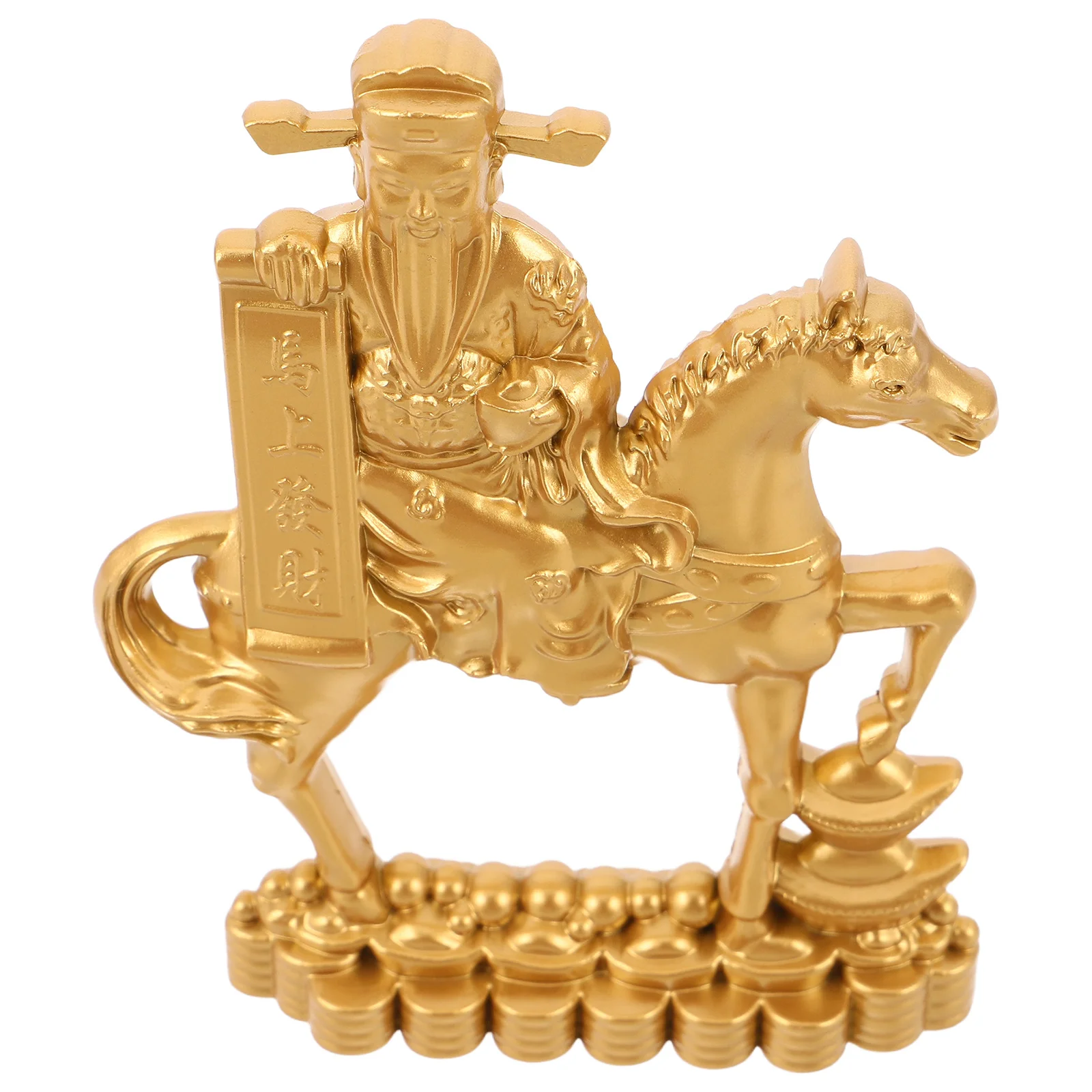 

Chinese Zodiac Horse Metal Sculpture Golden Year of The Horse 2026 Prosperity Blessing Wealth Feng Shui Lucky Decor