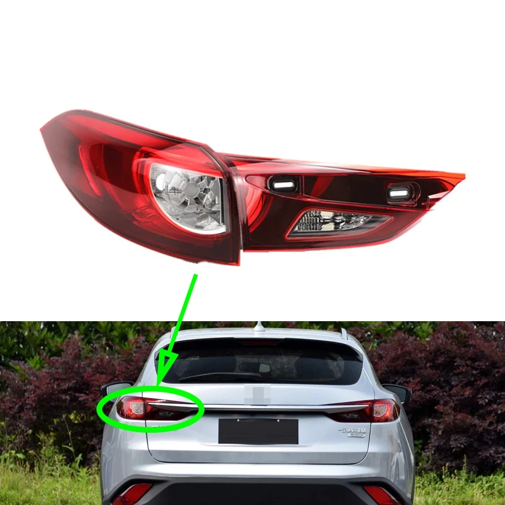 

Для Mazda CX-4 2014 2015 2016 2017 2018 задний фонарь автомобиля в сборе, задний фонарь в сборе, задний фонарь, галькелы, указатель поворота, противотуманная фара