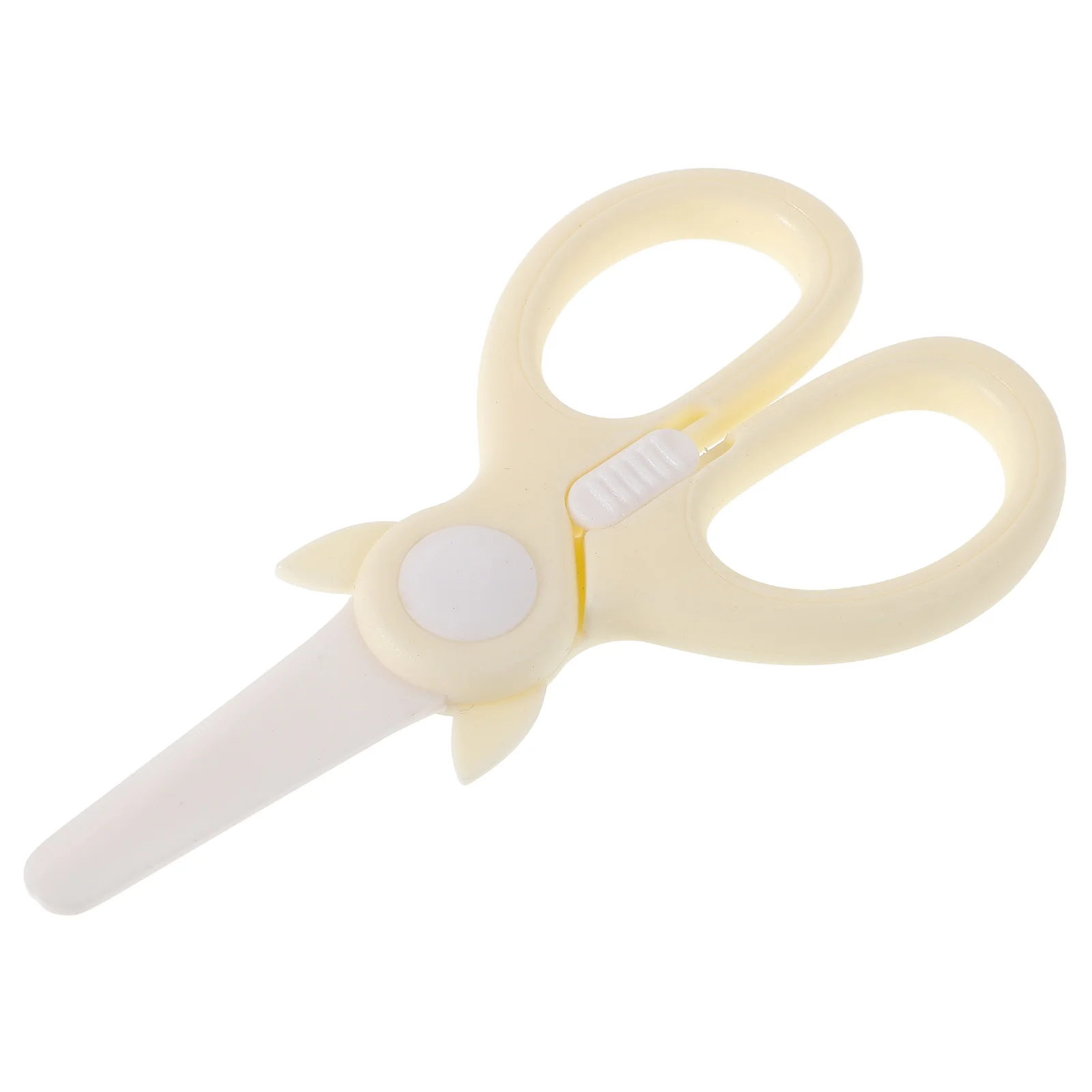 مقص تقطيع الطعام من السيراميك المحمول، أداة مطبخ متعددة الوظائف لأغذية الأطفال، معكرونة اللحوم، قطع الخضروات #3