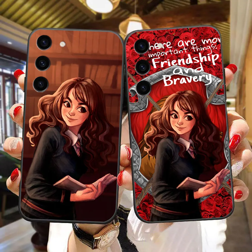 Anime H-Hermione-L-Luna Phone Case For Samsung Galaxy S24 S23 S22 S21 S20 FE S10 S10E LITE PLUS ULTRA Case Funda Shell Cover