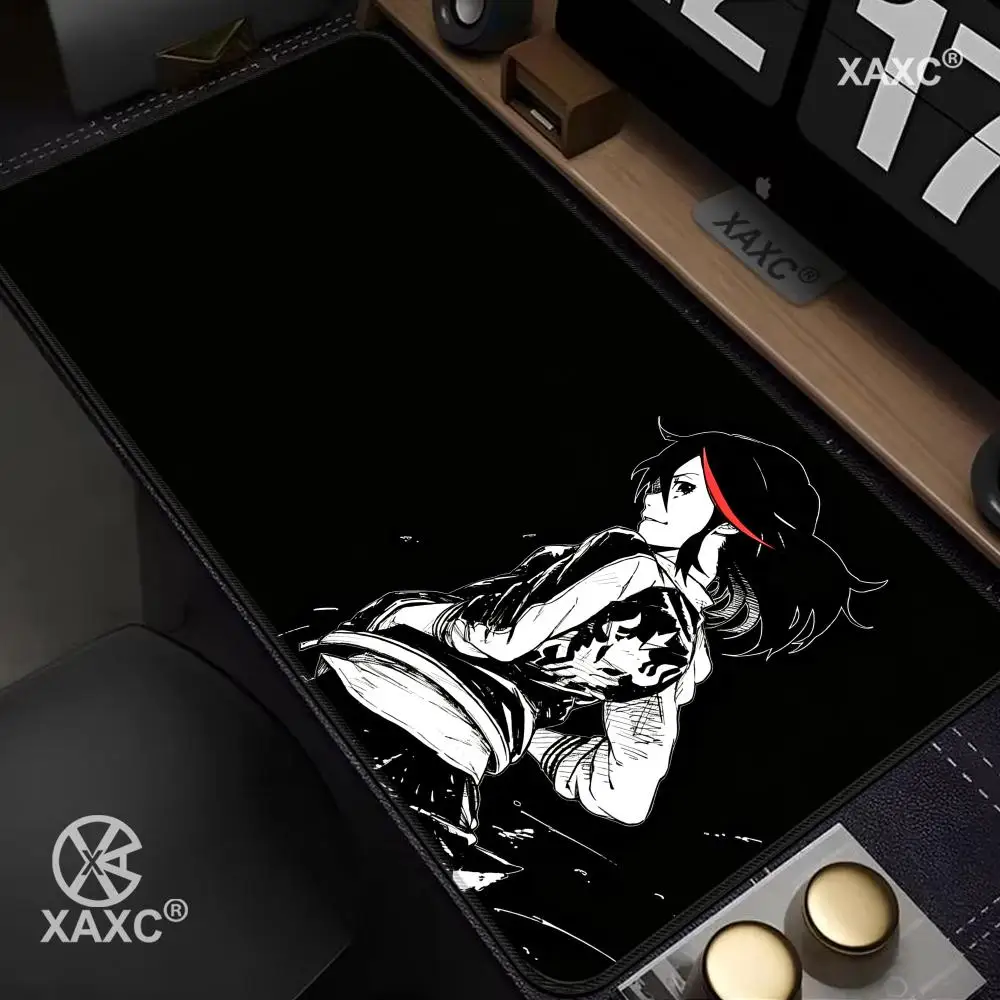 Anime Girl K-Kill la Kill Mouse Pad Large Keyboard Mouse Desk Pad XXL Non-Slip Rubber Gaming Mouse Pad Laptop Mouse Carpet XAXC