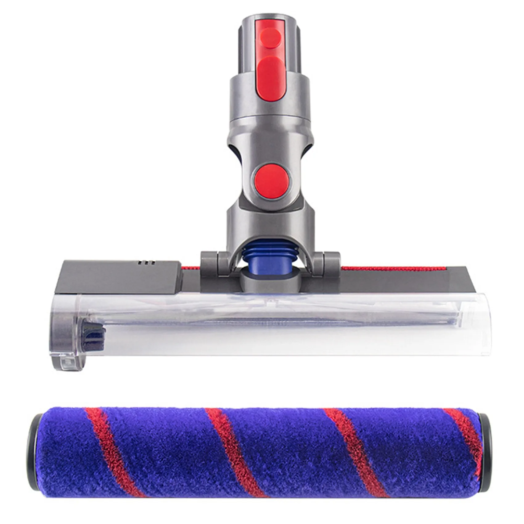 Dyson Aspirador Acessórios, rolo de veludo macio, cabeça de sucção direta, escova do assoalho, esfregão, V8, V7, V10, V11