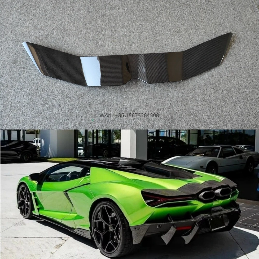

Suitable for Aventador Revuelto Upgrade to Dry Carbon Fiber Rear Spoiler Pressure Tail Wing Body Kit