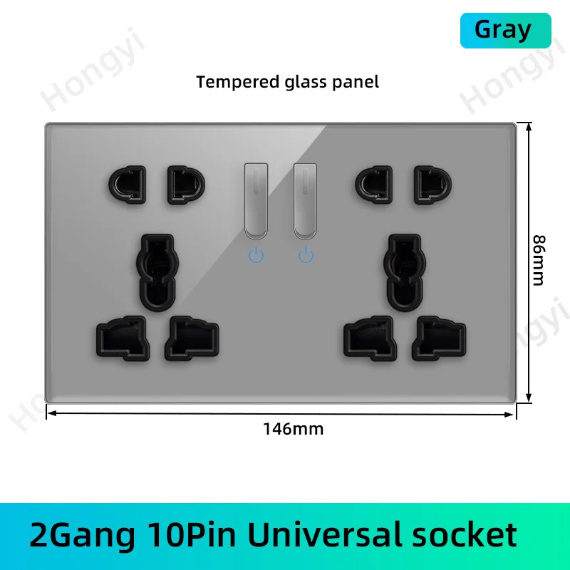 Variant: 2Gang 10P Universal