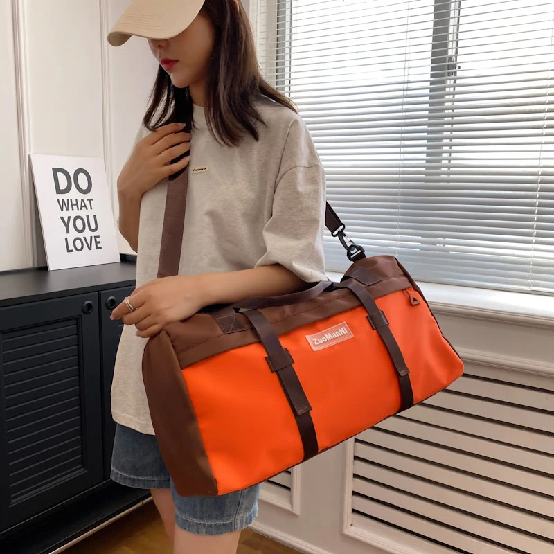 

Travel Bag Duffle Luggage Lightweight Large Capacity Shoulder Weekender Overnight Bag Casual Women's Sports Handbag Fitness Bag