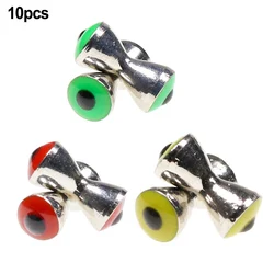 10Pcs Fishing Fly Dumbbell Eyes Fly Tying Materials Dumbbell Shape 3.2mm 4.0mm 4.8mm Fishing Lure Jig Tying Materials