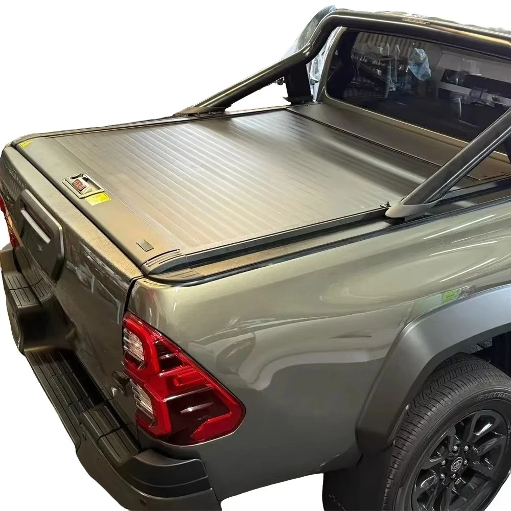 Aluminum  Pickup Truck Bed Cover Hard Only 5.5 6 6.5 8 ft UTE  Roll-up Retractable Tonneau Cover for T9 Hunter T8 Tonneau