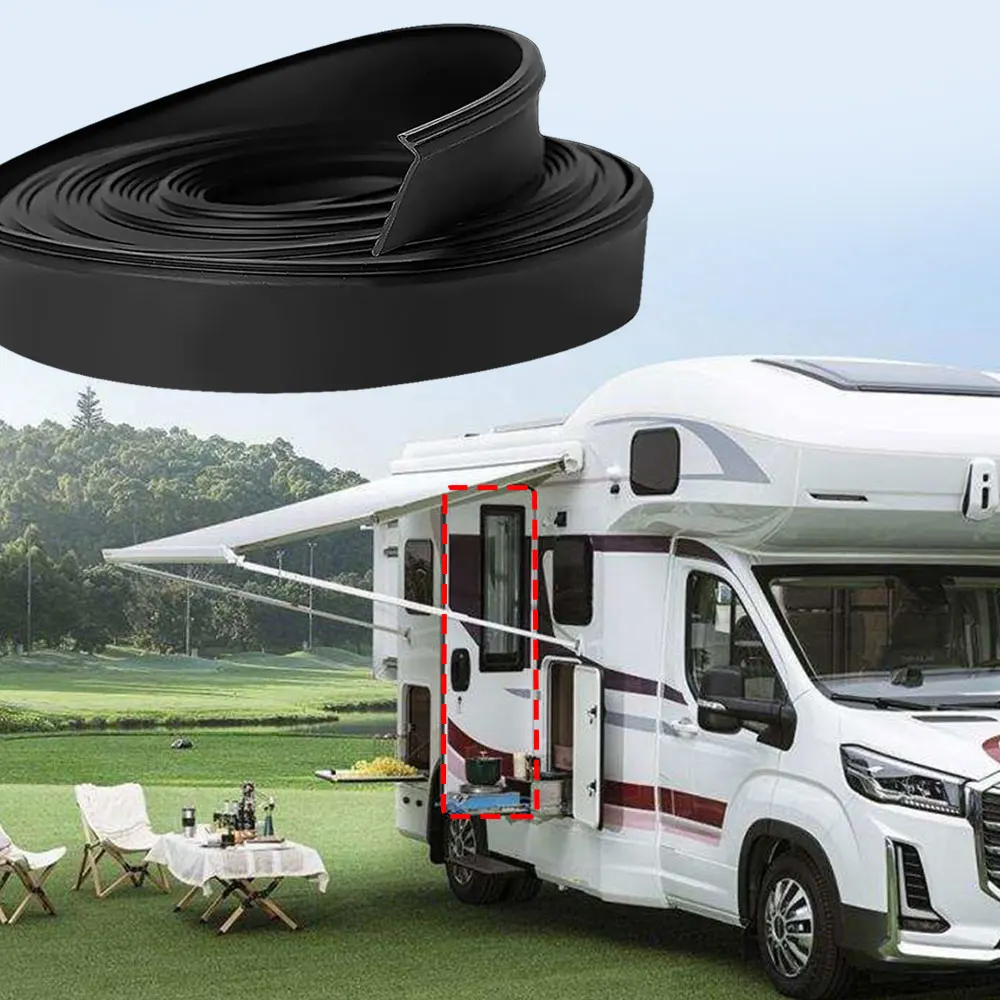 

Резиновое выдвижное уплотнение для автофургонов и фургонов. Зажим для протираемых уплотнений. Легко устанавливается. Гибкое уплотнение R. 854056 Аксессуары