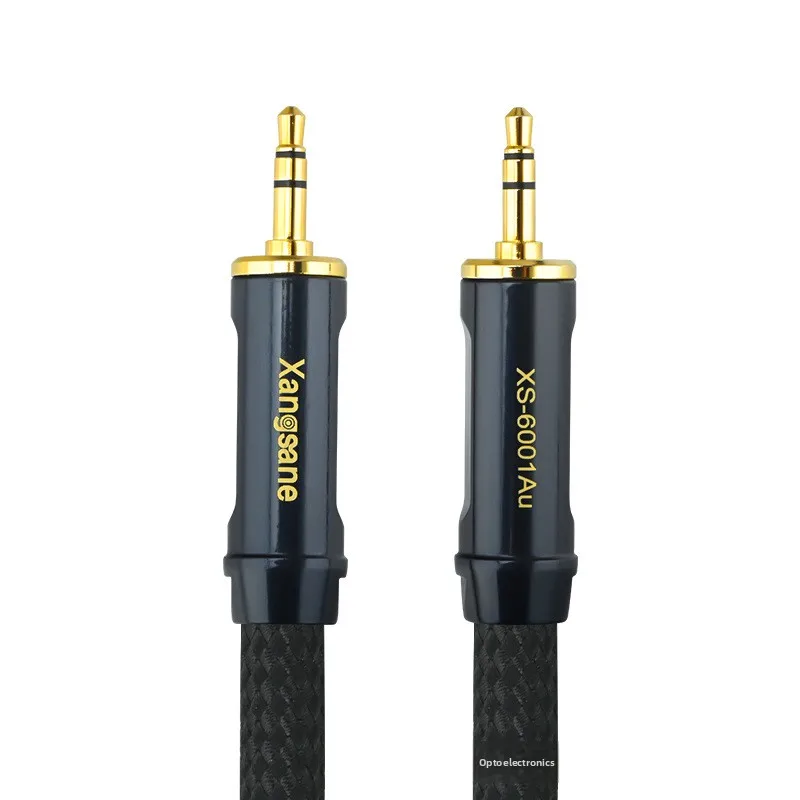 sterling silver pair recording cable, mobile phone, computer connection, speaker sound audio cable 3.5mm car cable