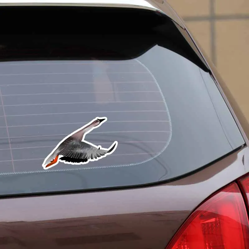 Fashion for Animal Flying Geese Car Sticker Motorcycle Accessories PVC Graphic Decoration High Quality Waterproof Decal 16*9cm