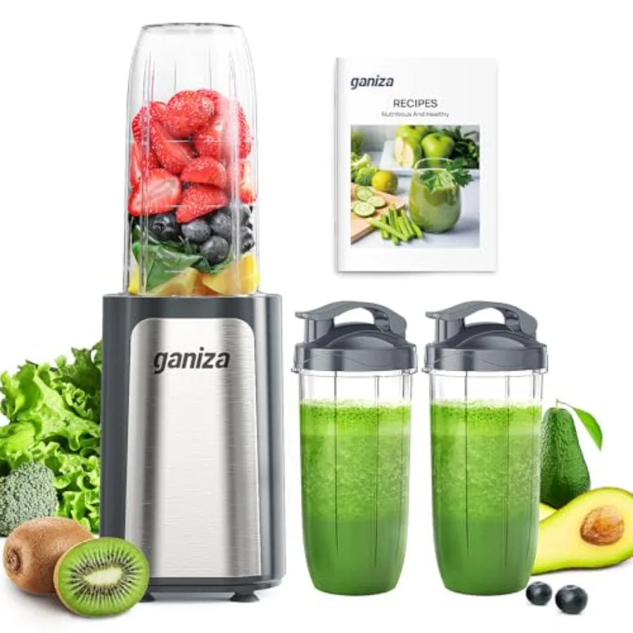 

Smoothie Blenders, 14Pcs Personal Blender for Shakes and Smoothies for Kitchen with 3 Portable Blender Cups 1x24oz and 2X17oz,S