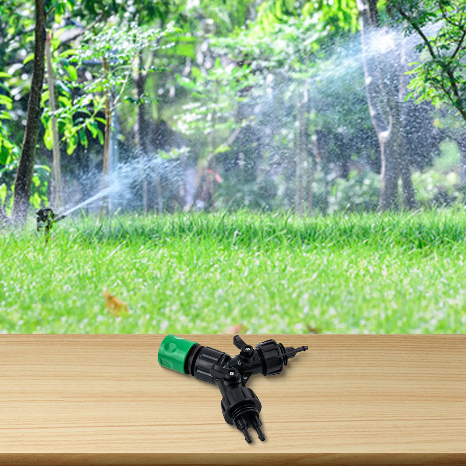 4 Hoses Control Garden Irrigation Garden Tap Adapter 1/4'' Hose Connector Easy Installation Efficient Garden Watering