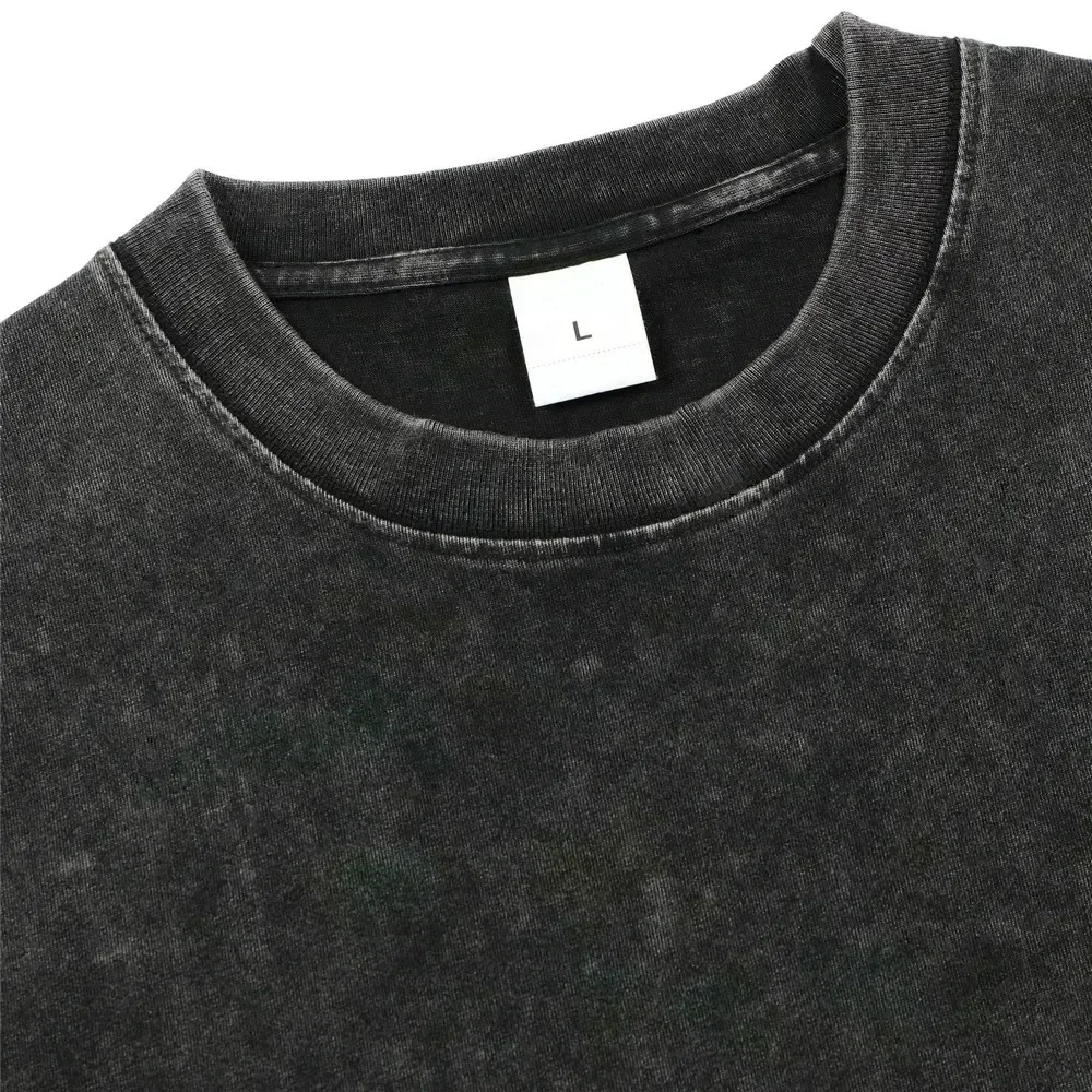 Balrog Vintage Washed Shirt Fantasy T-Shirt Oversized Herren Damen Film-Fan-Geschenk Kurzarm Street Hip Hop Damen Herren Kleidung – Detail 3