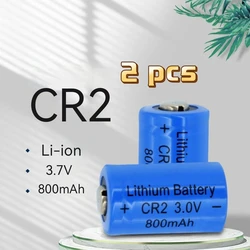 2pcs/lot SHSEJA Battery CR2 800mah 3V lithium battery for GPS security system camera medical equipment camera lithium battery