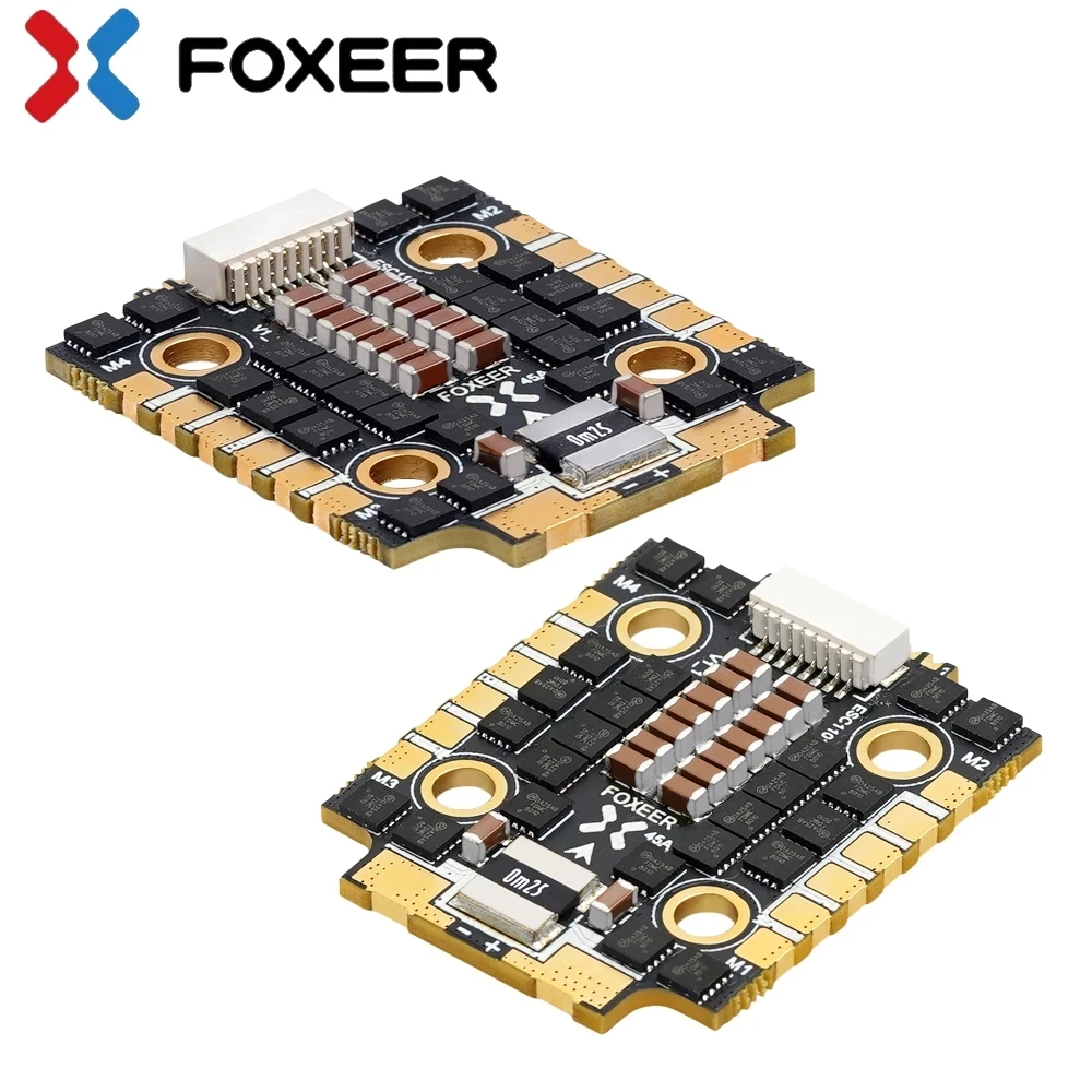Foxeer 45a Mini Esc 128k 4-in-1 F4 Chip Fpv Racing Drone 3-6s Bl32 20mm Mounting Hole