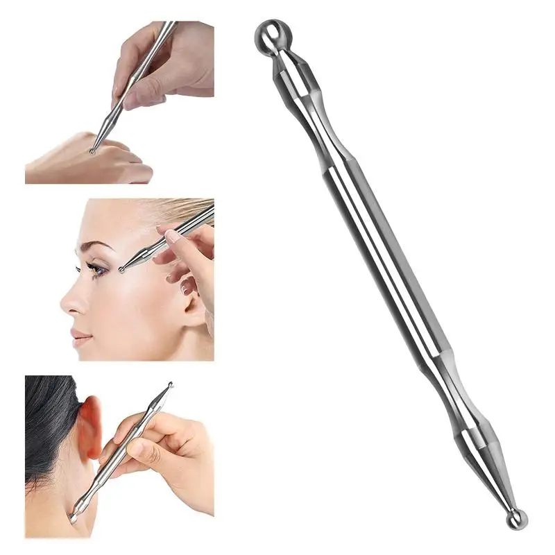 Oor Massager Massage Pen Trigger Point Druk Punt Massager Tool Stick Dubbele Kop Trigger Point Massage Pen Voor Full Body