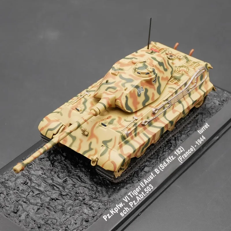 

Diecast 1:72 Scale Ixo Pz.Kpfw VI Tiger II Ausf.B Model Alloy Tank Finished Product Simulation Series Toy Souvenirs Collection