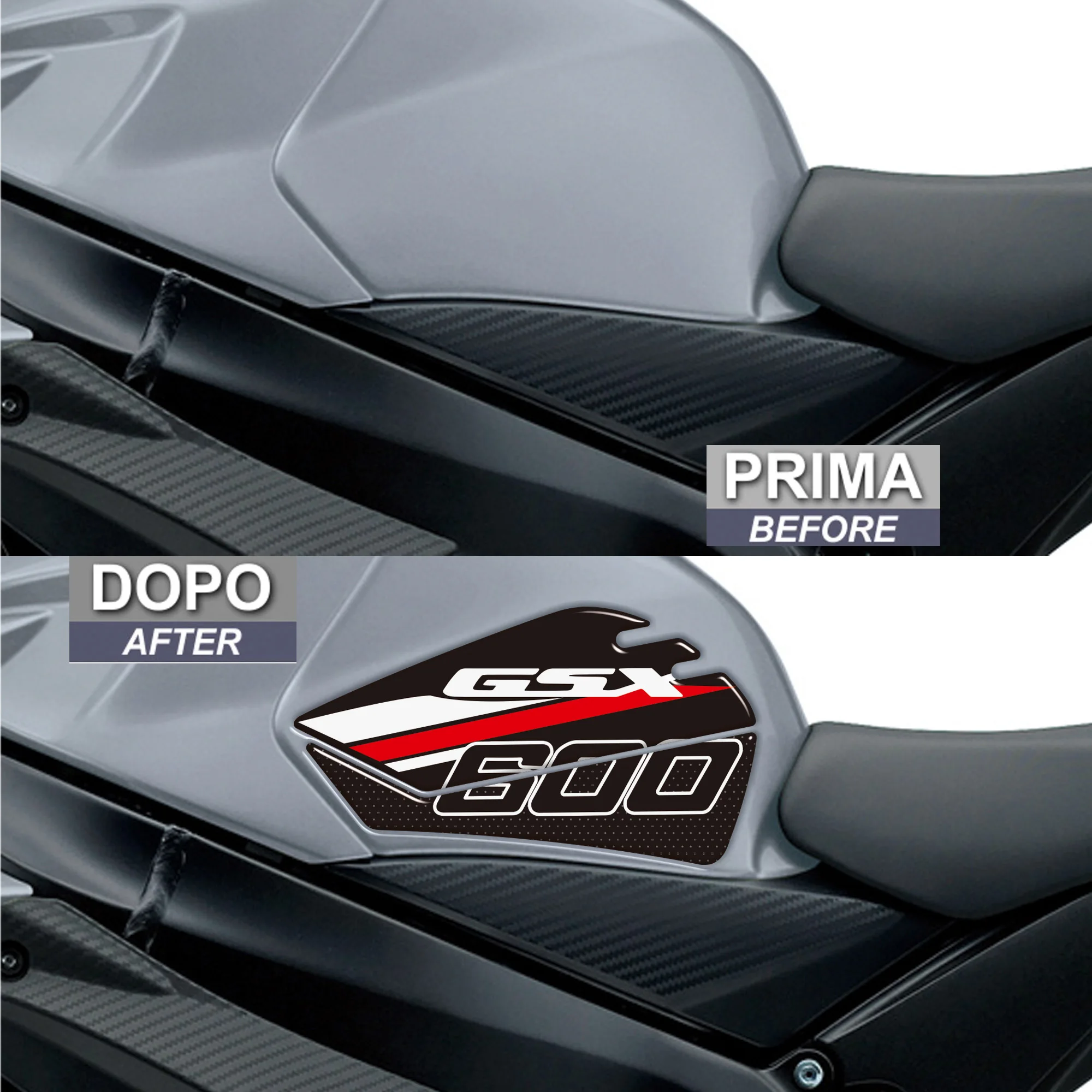 Motorcycle Fuel Tank Pad Grips Knee Protector Stickers for Suzuki GSX-R600 GSXR600 GSXR GSX-R 600 GSX R600 600Z K9