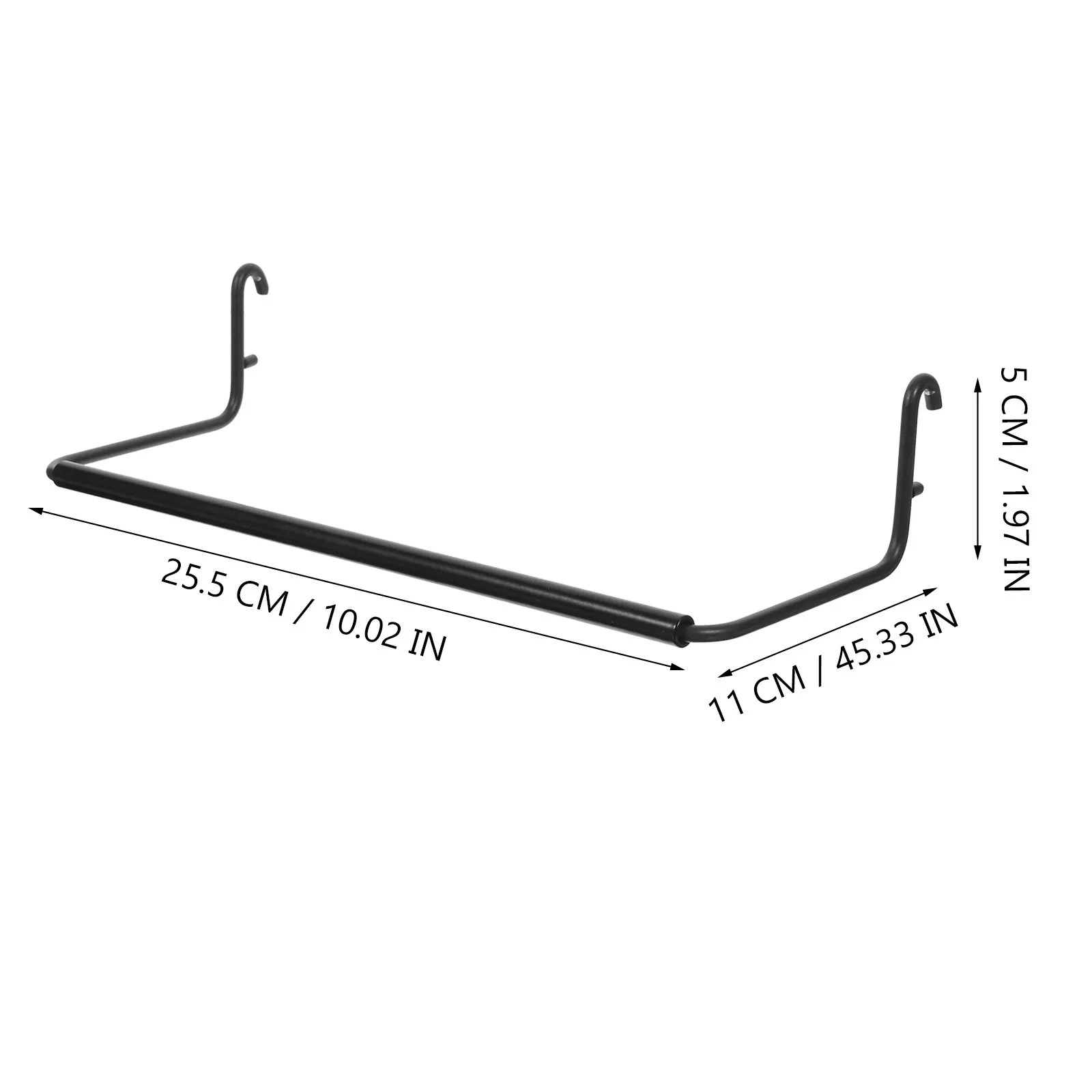Metal Pegboard Paper Towel Holder Strong Stable Design Enclosed Roll Grip Easy Installation Multi Room Use Kitchen Office