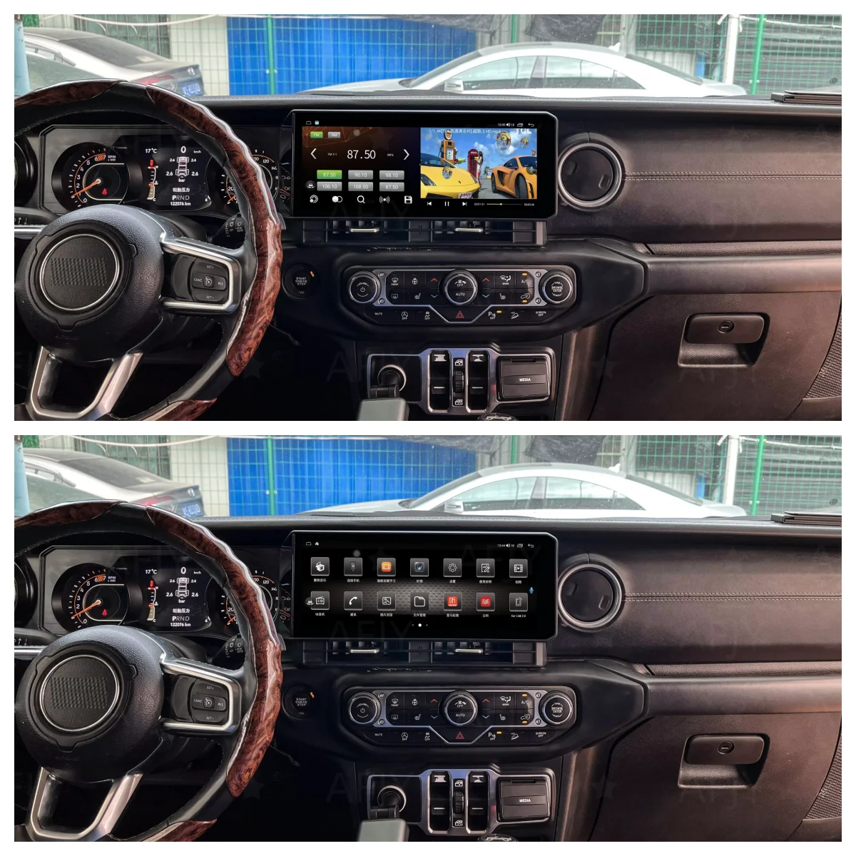 Automotive Multimedia Android 13 Player Intelligent System For Jeep Wrangler JL Gladiator GPS Navi Car Radio Receiver Head Unit