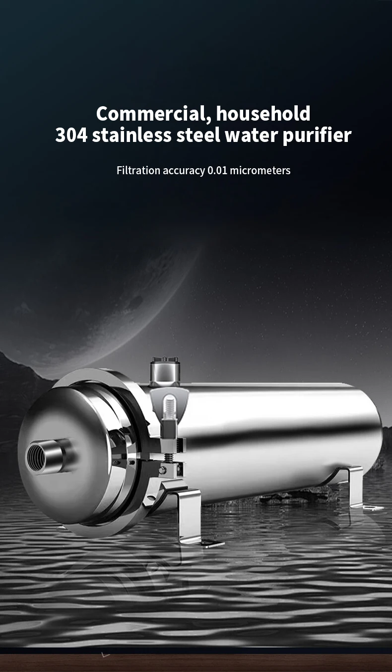 Factory-outlet OEM/ODM 5T 8T 10T Big Flow 304 Stainless Steel Washable Filter Water Purifier Machine for Business