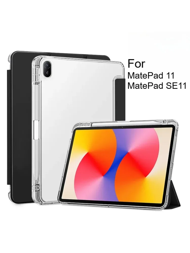 Etui Smart Case na tablet Huawei MatePad 11 SE11 11 cali, składane etui z funkcją podstawki i uchwytem na rysik, pokrowiec na tablet. — zdjęcie produktu 7