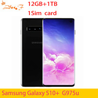 Samsung-Galaxy S10 + , G975U, U1, S10 Plus, 12GB RAM, 1TB ROM, Snapdragon 855, Octa Core, 6.4 \