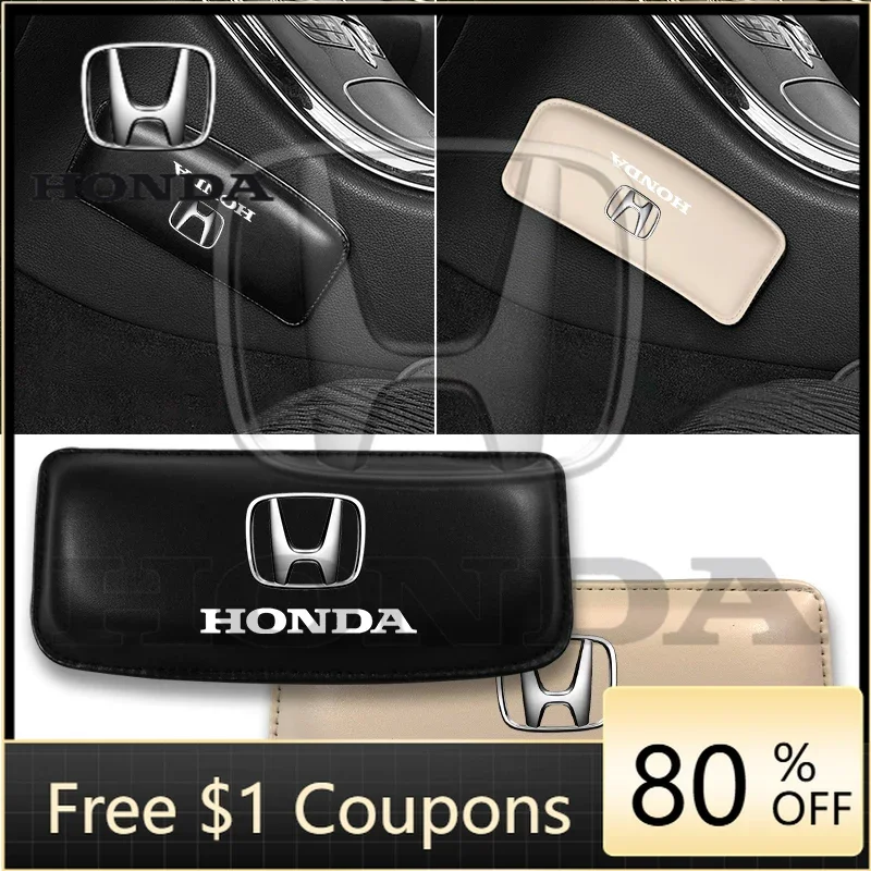 

2026 Hot For Honda For Honda PU Leather Car Knee Pad Cushion Auto Interior Pad Elastic Cushion For Honda Civic Fit City Cry Acco