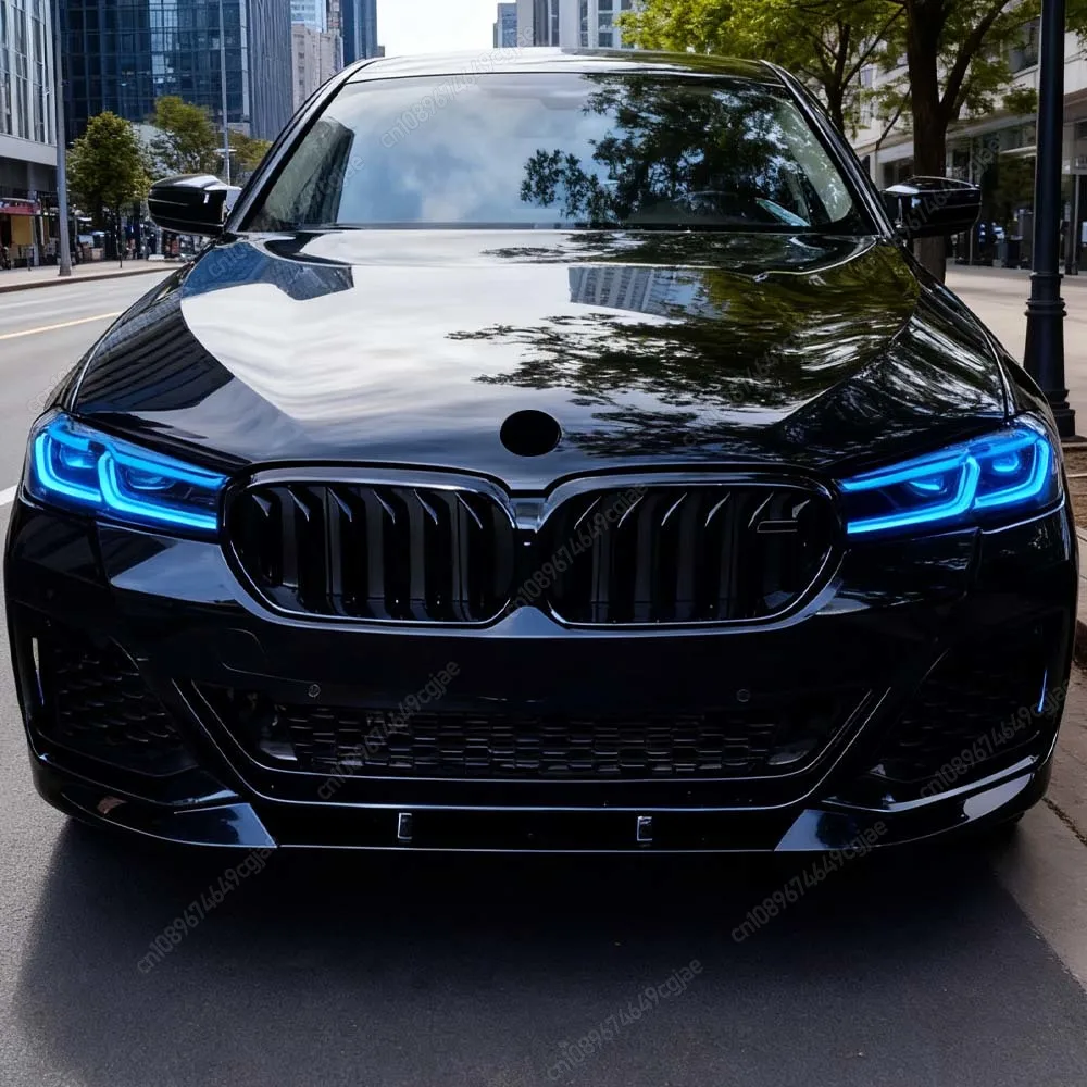 

Для BMW 5 серии G30 G31 LCI M Performance Style 520i 530i 530d M550i 2020-2023 Тюнинг Bodykit Передний бампер Губный спойлер Сплиттер