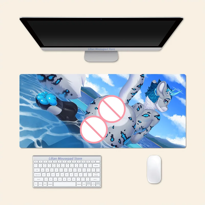 Furry Archon Eclipse Anime Large Mouse Pad PlayMat Office Mousepad Game Creative Desk Gaming Mat