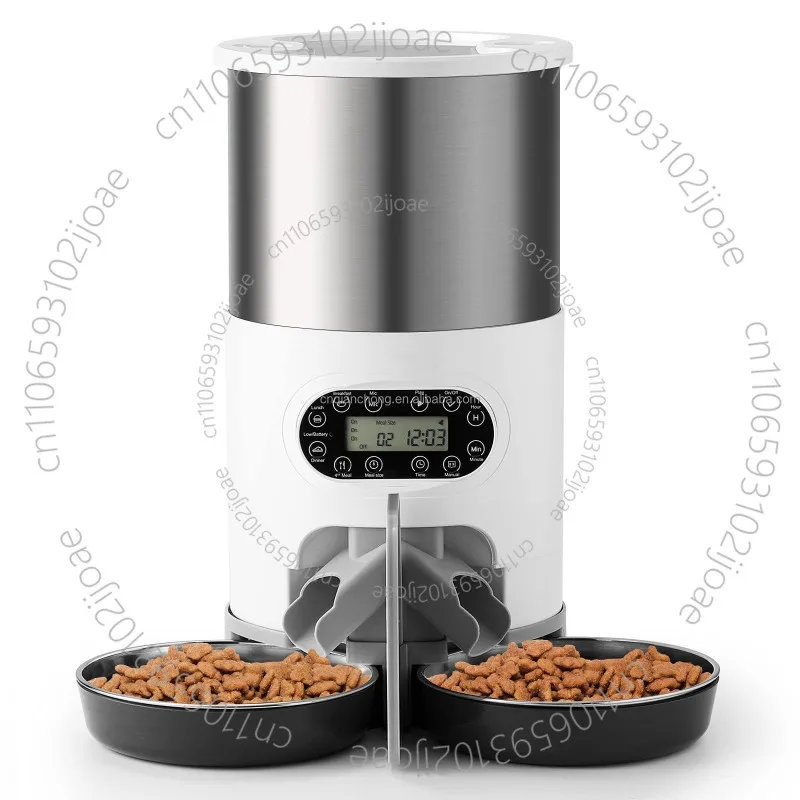 Smart Pet 4.5L Timed Cat Food Dry Food Distributor, Intelligent APP Control, Recording Timed Feeding 3L/4.5L Capacity