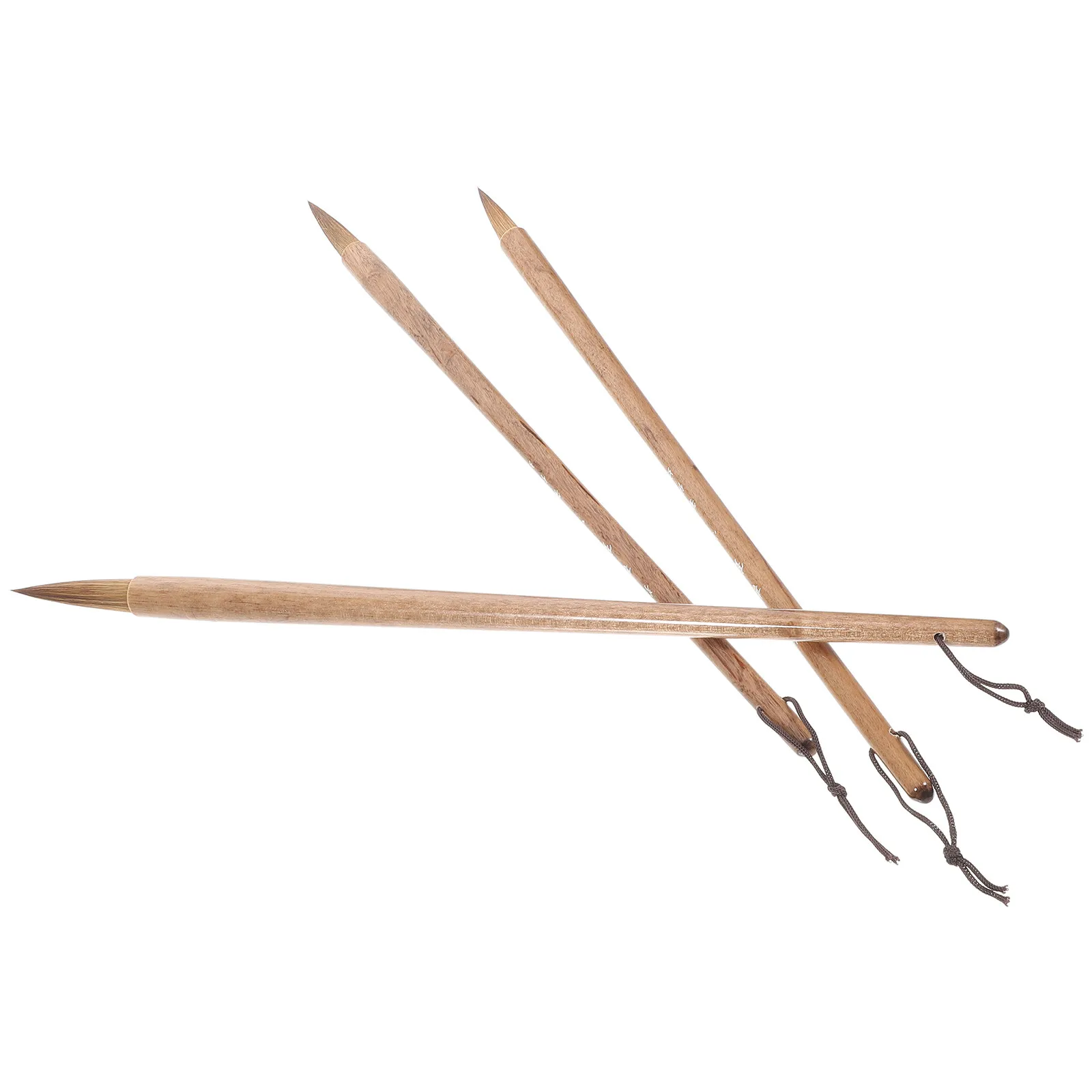 

3Pcs Water Writing Pen Chinese Calligraphy Brush Portable Painting Brush Smooth Ink Discharge Reshape Tips Easily for Writing