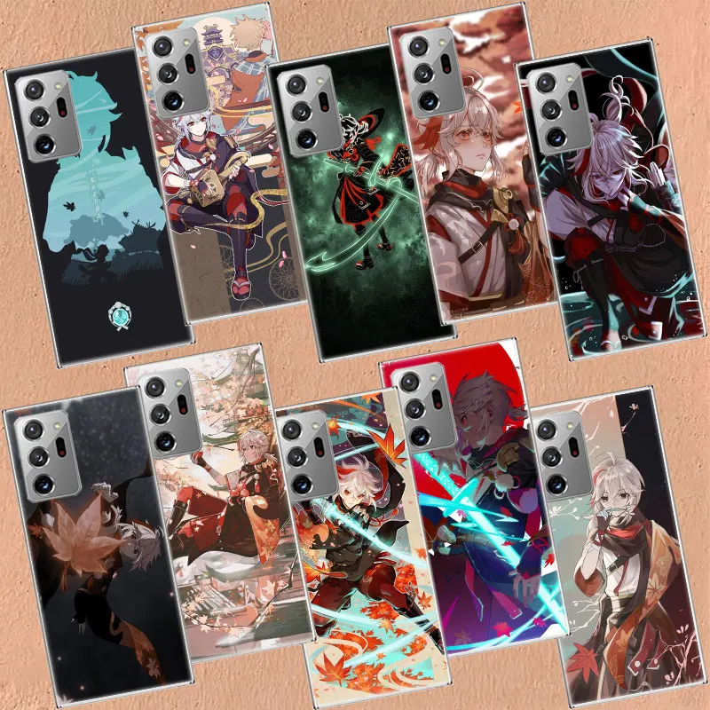 Genshin Impact Kaedehara Kazuha Phone Case For Galaxy Note 20 Ultra 10 9 8 A05S A55 A35 A25 A15 A9 A8 A7 A6 J8 J6 J4 Plus Cov