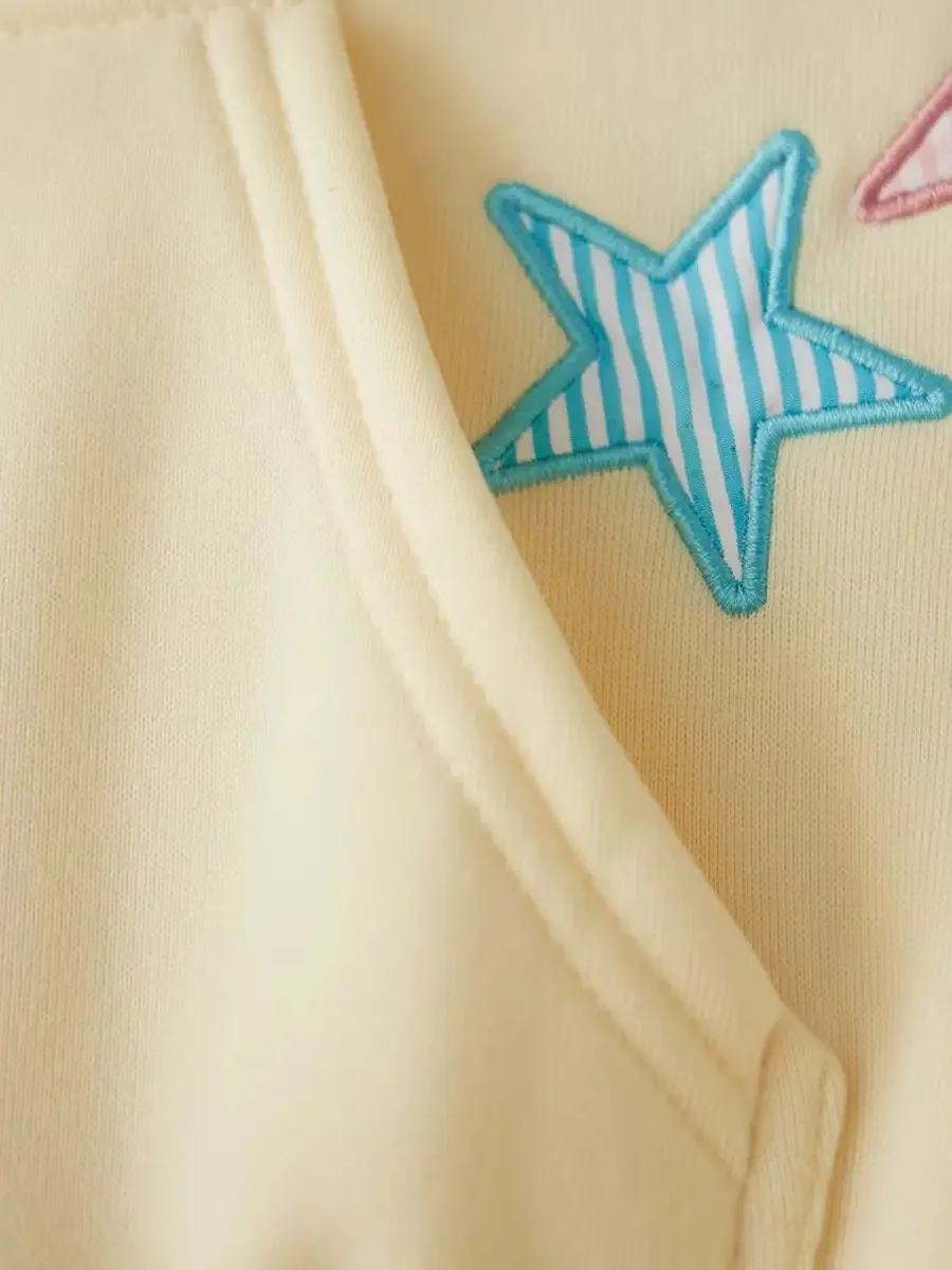 

Повседневная уличная одежда с карманом, зима-осень, женские толстовки с капюшоном и вышивкой звезд, пуловер с длинными рукавами и капюшоном