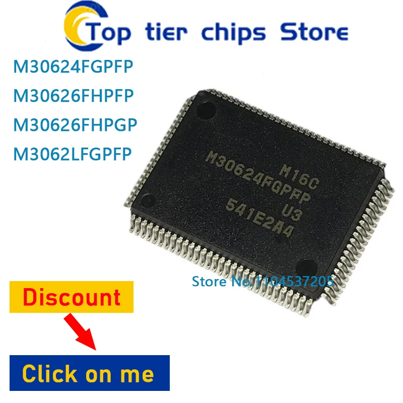 10PCS~5PCS/LOT  M30624FGPFP M30626FHPFP M30626FHPGP M3062LFGPFP QFP 100% NEW
