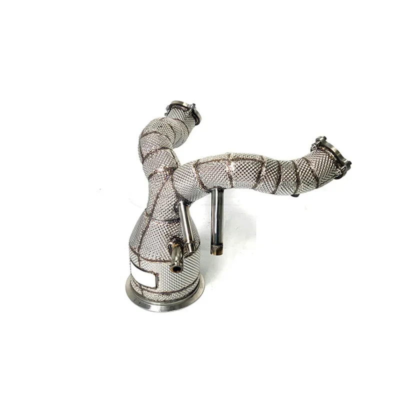 

Высокопроизводительная выхлопная труба из нержавеющей стали 304 для Audi Q8, теплозащитный экран, нижняя выхлопная труба