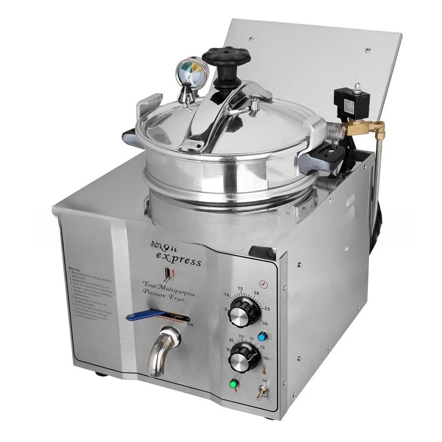 

High Pressure American 110v Commercial Stainless Steel Electric Desktop Fryer Pot, Taiwan Chicken Chop Pressure Fryer Pot