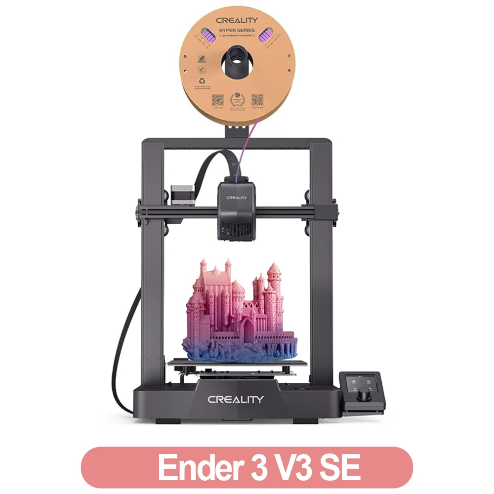 Impresora 3D Creality Ender-3 V3 SE con extrusión Sprite y nivelación automática 🖨️