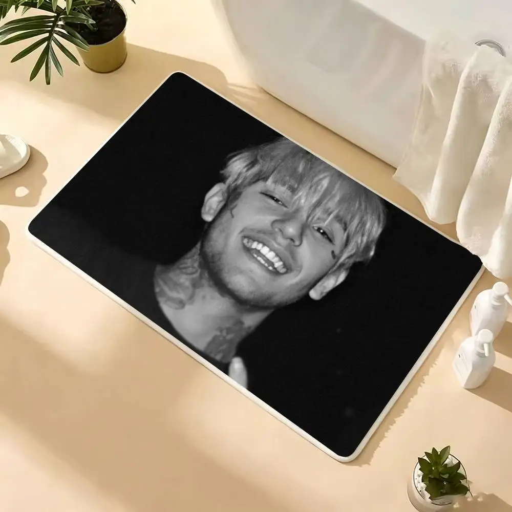 Rapper L-Lil P-Peep Floor Mat Bathroom Absorbent Mat Rugs Simple Door Dirt-resistant Mat Home Kitchen Mat