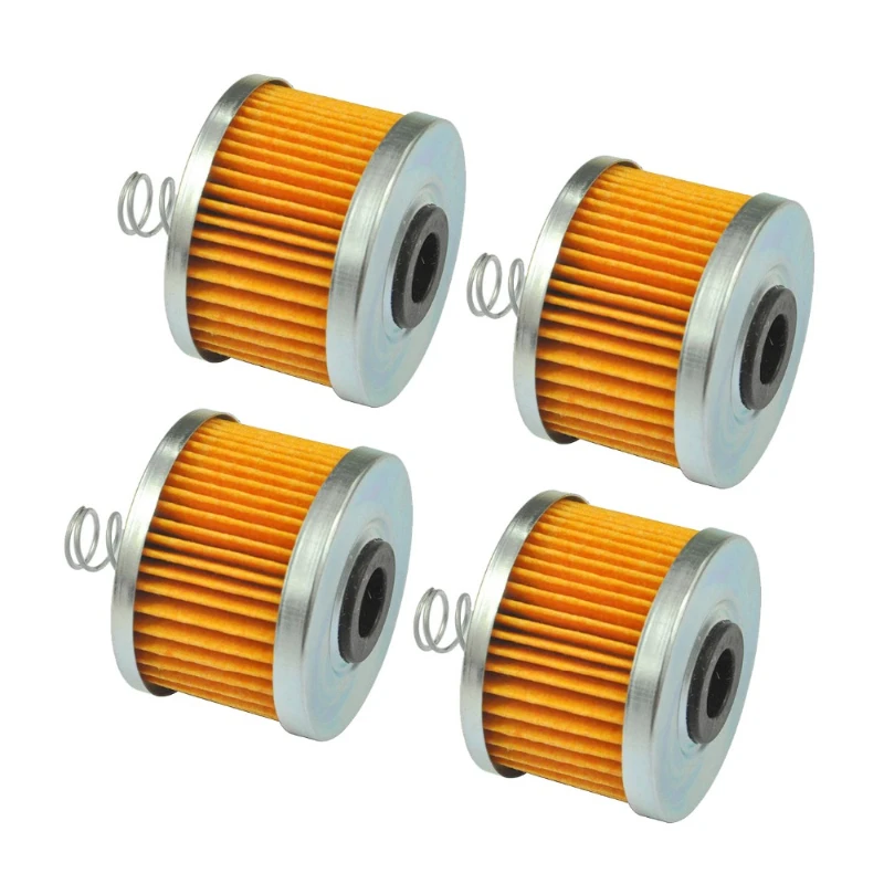 4pcs Motorcycle Oil Filter For Yamaha YS125 FZ16 150 Byson Bajaj 100/Boxer 115 Caliber 130 Boxer 135 Pulsar CT100 BM150