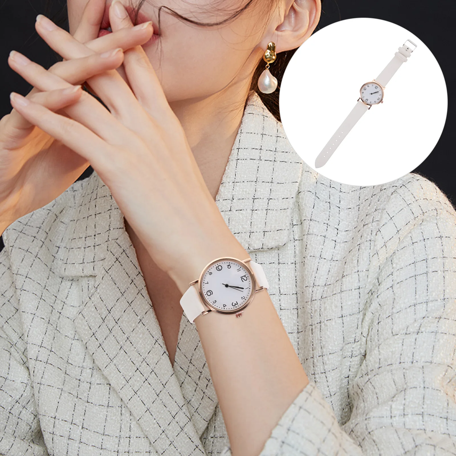 

Ladies Watch Women Wrist Watches Fashion Ordinary Glass Casual Quartz Watches Comfortable Wear Long Lasting Accurate Time