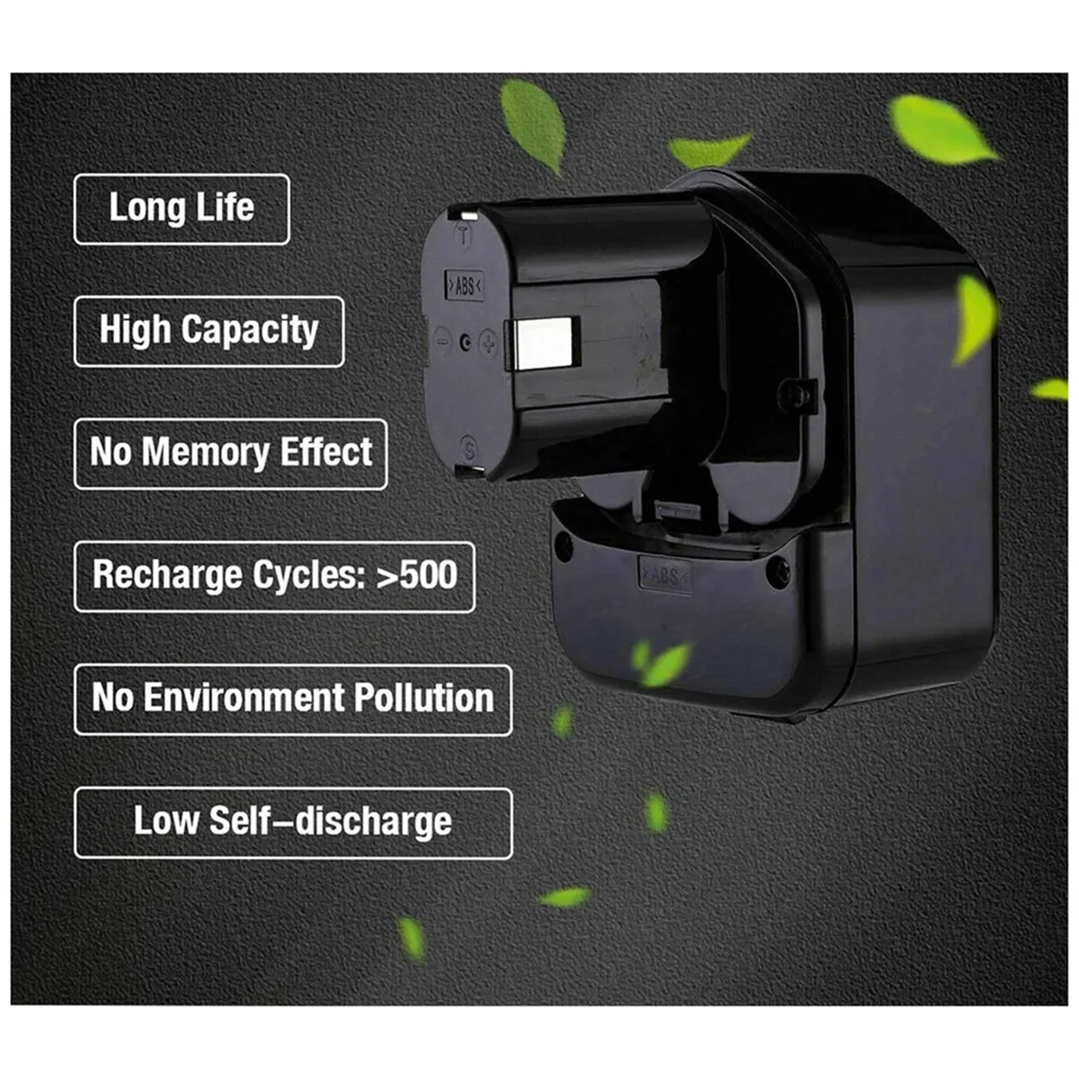 For Hitachi 12V EB1212 EB1220 EB1214S EB1220BL Multi-Function Convenient Cordless Power Tool Battery, 2000MAh