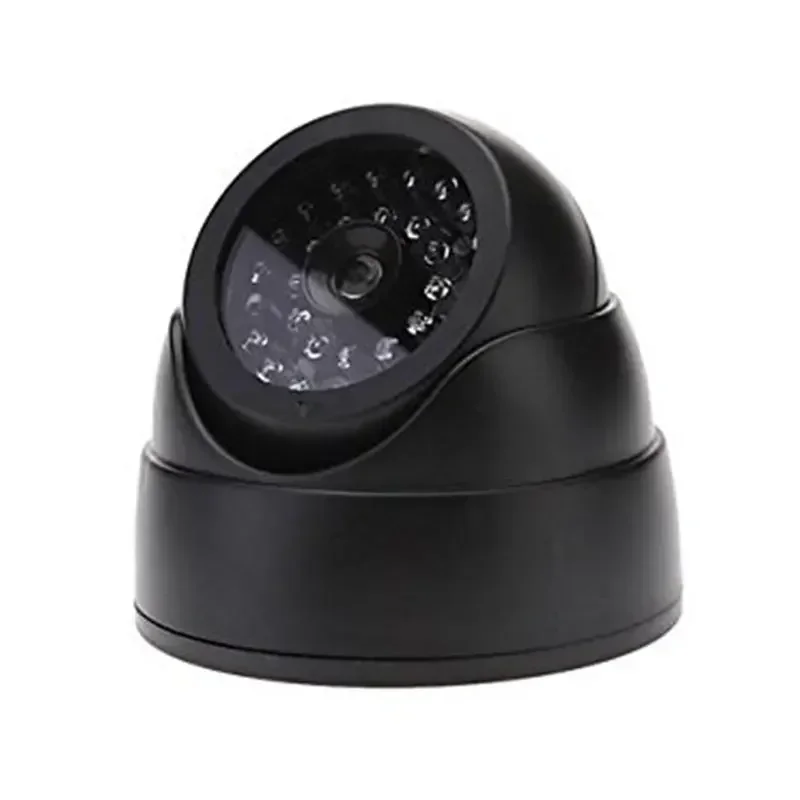 Fausse caméra de sécurité clignotante lumière LED rouge extérieure intérieure Surveillance à domicil